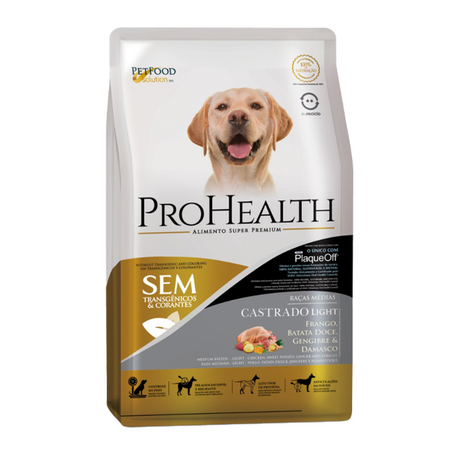 Ração Seca Pro Health Light para Cachorros de Porte Médio