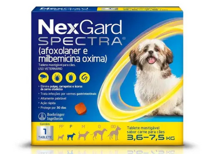 Antiparasitário Externo Nexgard para Cães 3.6 a 7.5 kg