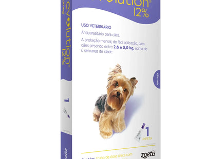 Revolution 12 % para cães 2,6 a 5,0 kg