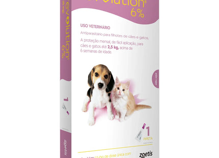 Revolution 6% para Cães & Gatos até 2,5 kg