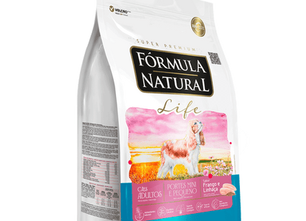 Fórmula Natural Life Adultos Mini/Pequeno – Frango e Linhaça
