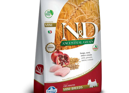 Ração N&D Ancestral Canine Frango Adult Mini