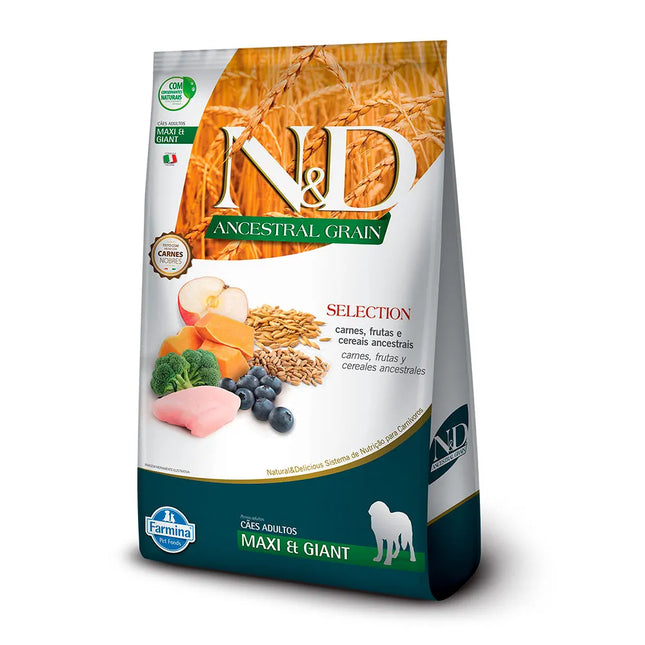 N&D Ancestral Selection Canine Adulto Maxi & Giant – 15 kg