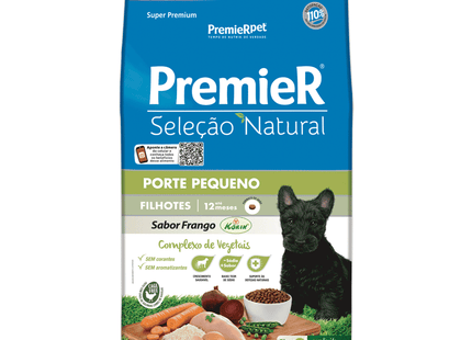 Ração PremieR Seleção Natural Cães Filhotes Raças Pequenas