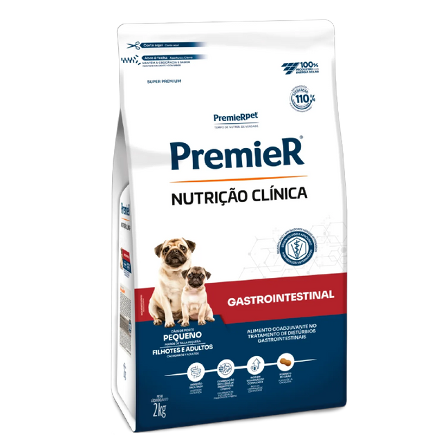 PremieR Nutrição Clínica Gastrointestinal Cães Pequeno Porte
