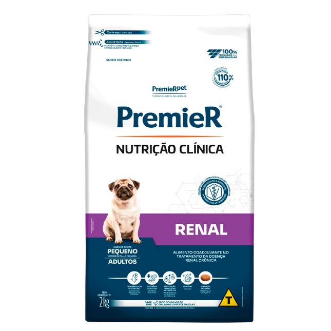 Premier Nutrição Clínica Renal Cães Adultos Raças Pequenas