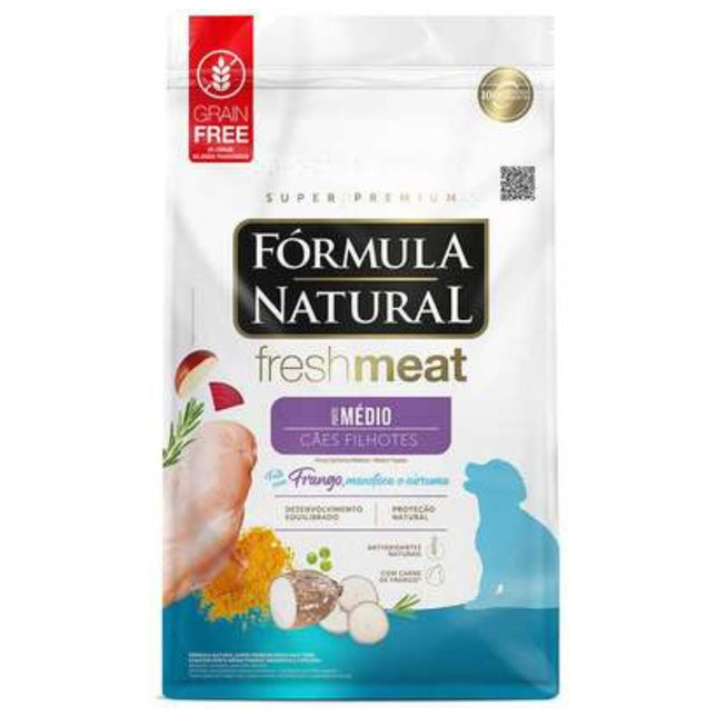 Fórmula Natural Fresh Meat Ração Filhote Porte Médio