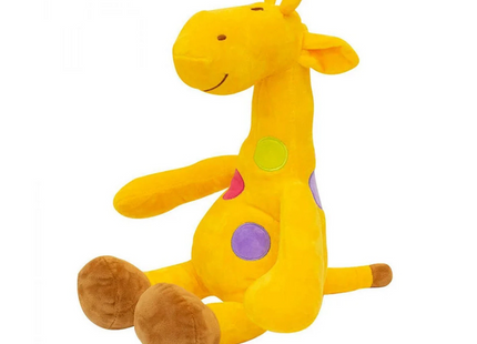 Brinquedo Pelúcia Girafa Amarela – Savana Pet ~18 cm com Apito
