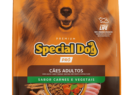 Ração Special Dog Pró Adultos Sabor Carnes e Vegetais para Cães Adultos
