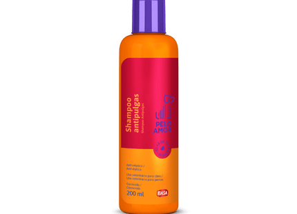 Shampoo Ibasa Antipulgas 200 mL – Higienizador e Combate a Parasitas para Cães