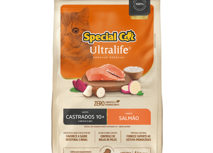 Ração Seca Special Cat Ultralife para Gatos Sênior Castrados