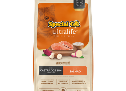 Ração Seca Special Cat Ultralife para Gatos Sênior Castrados