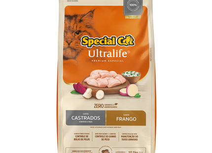 Ração Seca Special Cat Ultralife para Gatos Castrados