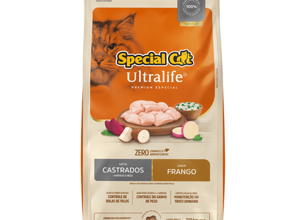 Ração Seca Special Cat Ultralife para Gatos Castrados