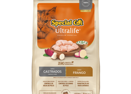 Ração Seca Special Cat Ultralife para Gatos Castrados