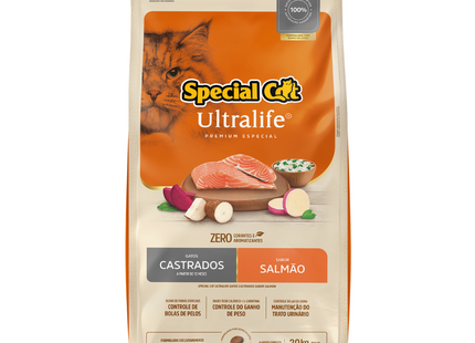 Ração Seca Special Cat Ultralife para Gatos Castrados