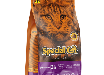 Ração Seca Special Cat para Gatos Castrados