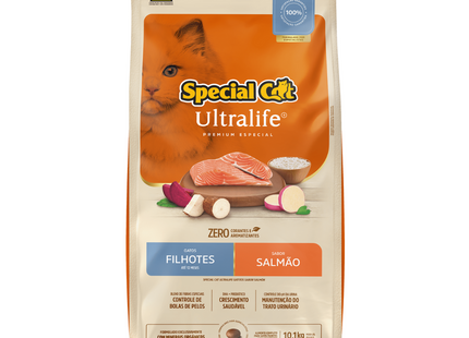 Ração Seca Special Cat Ultralife Salmão para Gatos Filhotes
