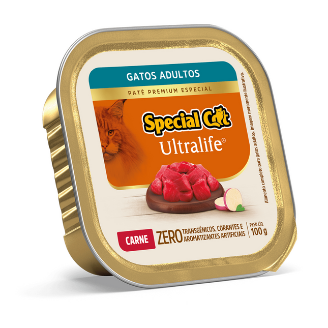Ração Úmida Special Cat Patê para Gatos Adultos