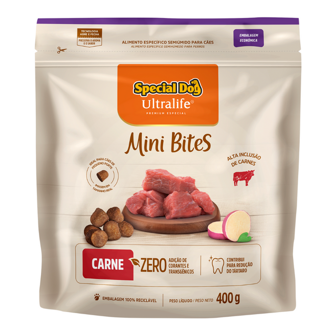 Snack Special Dog Mini Bites para Cachorros de Porte Pequeno