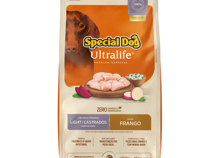 Ração Seca Special Dog Ultralife Light para Cachorros de Porte Pequeno