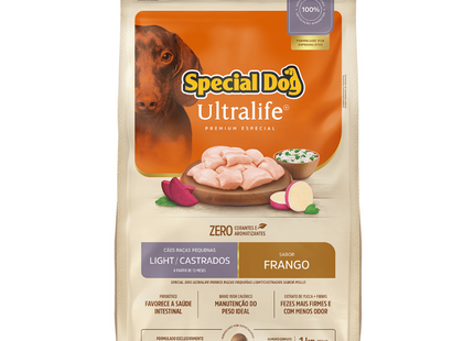 Ração Seca Special Dog Ultralife Light para Cachorros de Porte Pequeno