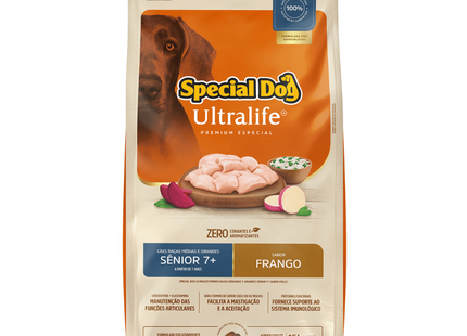 Ração Seca Special Dog Ultralife para Cachorros Sênior de Porte Médio e Grande