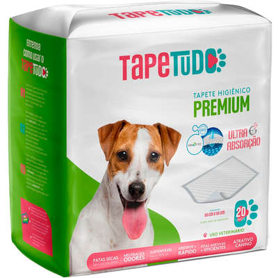 Tapete Higiênico Absortec Tapetudo 55x60 para Cães