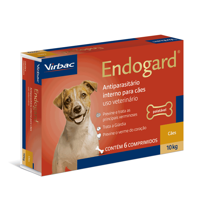 Endogard 10 kg – Vermífugo Interno para Cães até 10 kg