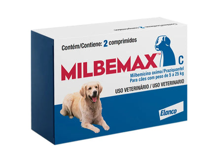 Milbemax C (5 a 25 kg) – 2 Comprimidos