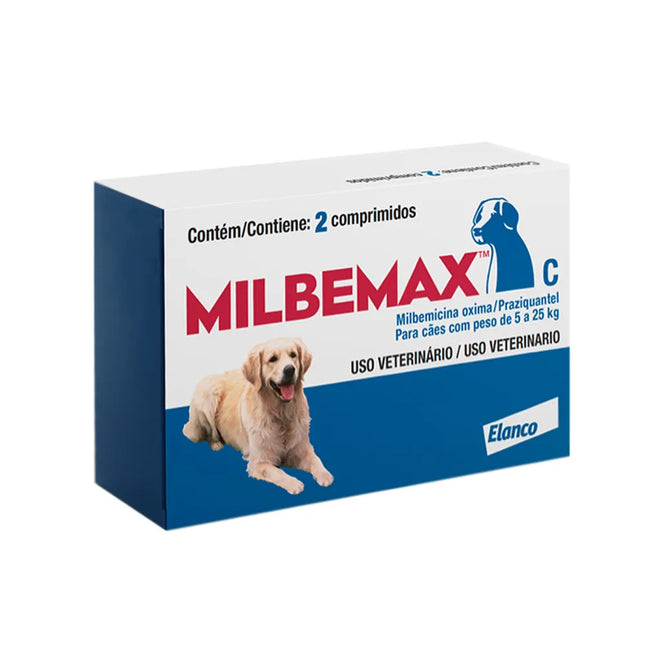 Milbemax C (5 a 25 kg) – 2 Comprimidos