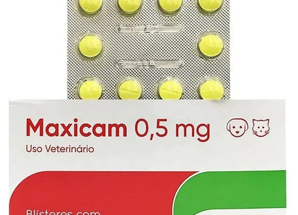 Maxicam 0,5mg Anti-inflamatório com 10 Comprimidos - Ourofino