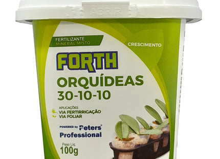 FORTH Orquídea Crescimento 100 g – Fertilizante 30‑10‑10 para Orquídeas