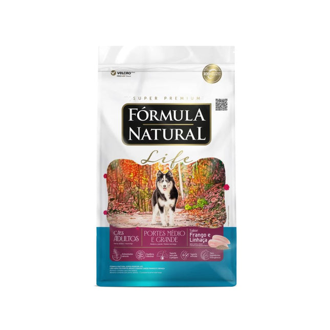 Fórmula Natural Life Cães Adulto Médio e Grande Porte 15 kg