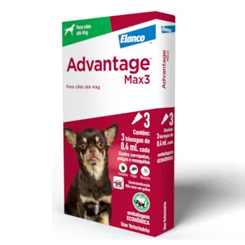 Antiparasitário Externo Advantage Max para Cães Pequenos