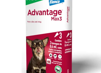 Antiparasitário Externo Advantage Max para Cães Pequenos