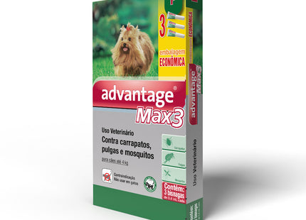 Antiparasitário Externo Advantage Max para Cães Pequenos