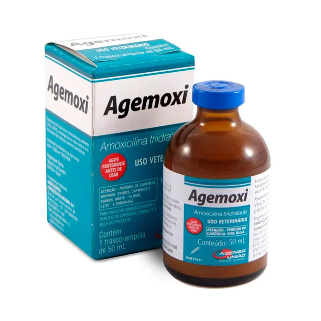 Agemoxi LA Injetável Dose Consultório 1 ml – Amoxicilina Tri-hidratada