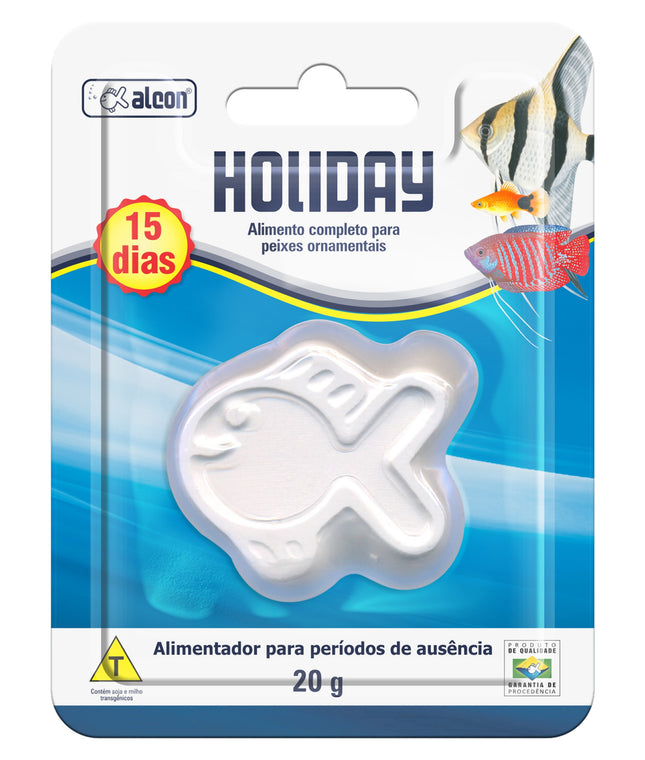 Alcon Holiday 15 Dias – Alimentador de Férias para Peixes Ornamentais