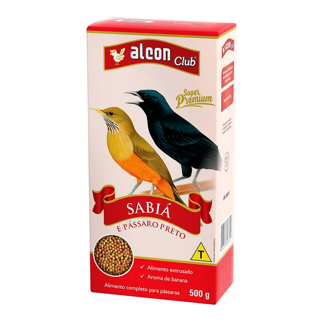 Alcon Club Sabiá e Pássaro Preto 500 g
