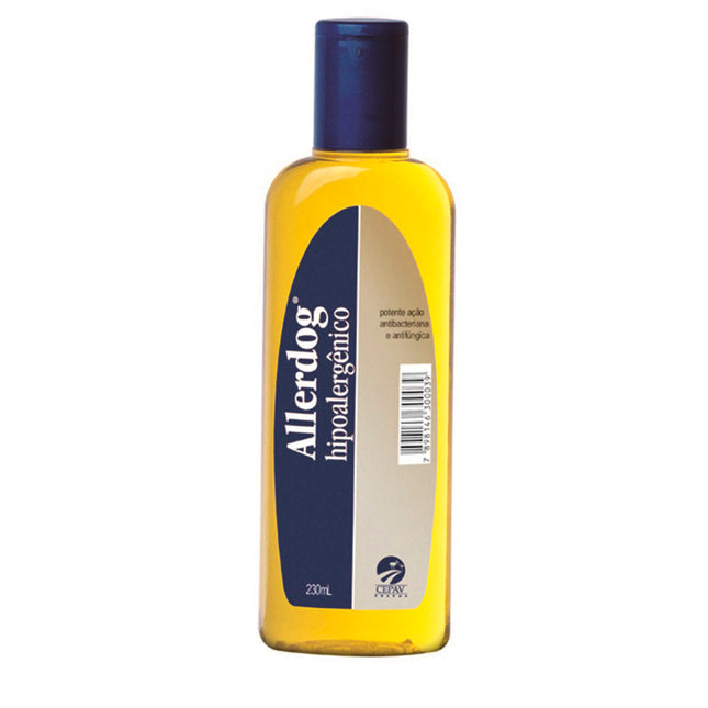 Shampoo Dermatológico Allerdog Hipoalergênico 230ml para Cachorros