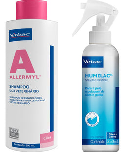 Solução Dermatológica Rvt Allermyl 500ml para Cachorros e Gatos