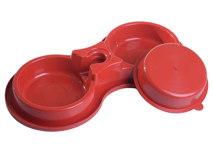 Imagem do produto Comedouro Alvorada 2 Furos Médio Leitoso 1020 para Pássaros, tipo Comedouro, marca Alvorada.