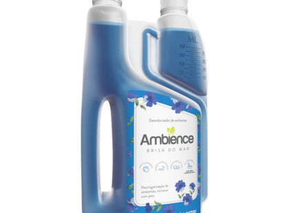 Ambience Brisa do Mar 1 L – Desinfetante/Desodorizador para Ambientes com Pets