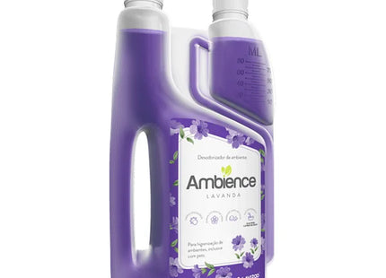 Ambience Lavanda 1 L – Desinfetante/Desodorizador para Ambientes com Pets