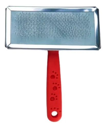 Imagem do produto Escova American Pets Aço Cromado 61 Dentes para Cães e Gatos, tipo Escova, marca American Pets.