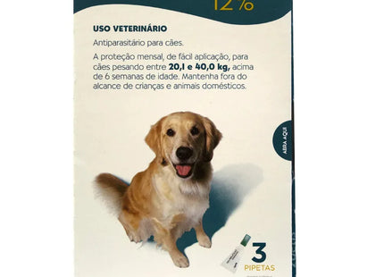 Revolution 12 % para cães 20,1 a 40 kg