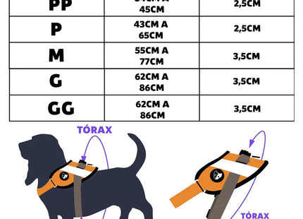 Peitoral Anymous H. Lumini para Cachorros