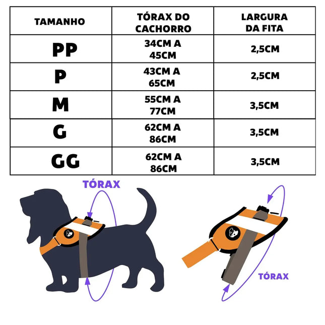 Imagem do produto Peitoral Anymous New Classic M4 para Cachorros, tipo Peitoral, marca Anymous.