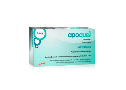 Apoquel 3,6 mg – Comprimidos Veterinários (20 unidades)